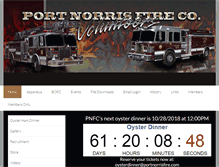 Tablet Screenshot of portnorrisfire.com